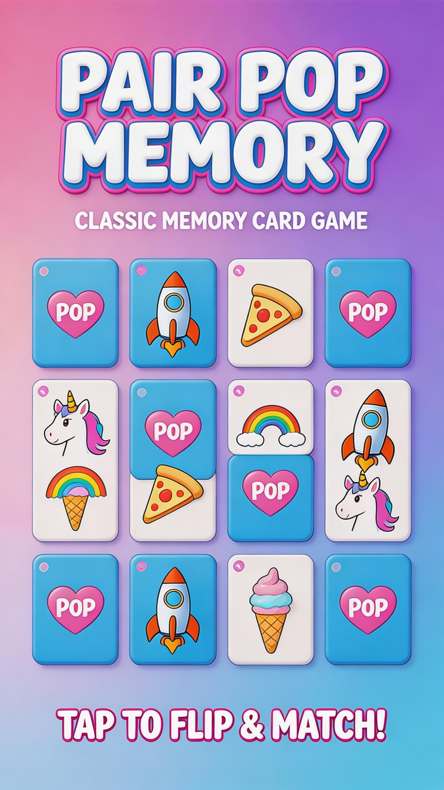 Pair Pop Memory